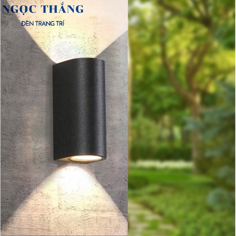 Đèn Led treo tường hắt tường trang trí ngoài trời trong nhà Led 10W 220V VNT667 màu đen Ngọc Thắng - Image 16