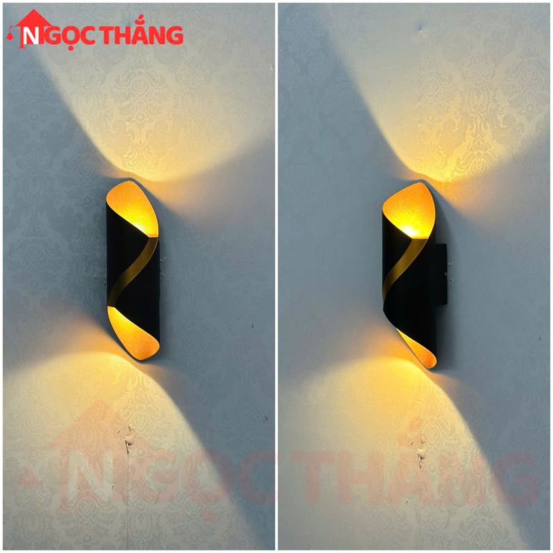 Đèn treo tường hắt tường trang trí ngoài trời cầu thang Led 10W 220V VNT2287 Ngọc Thắng - Ảnh 7