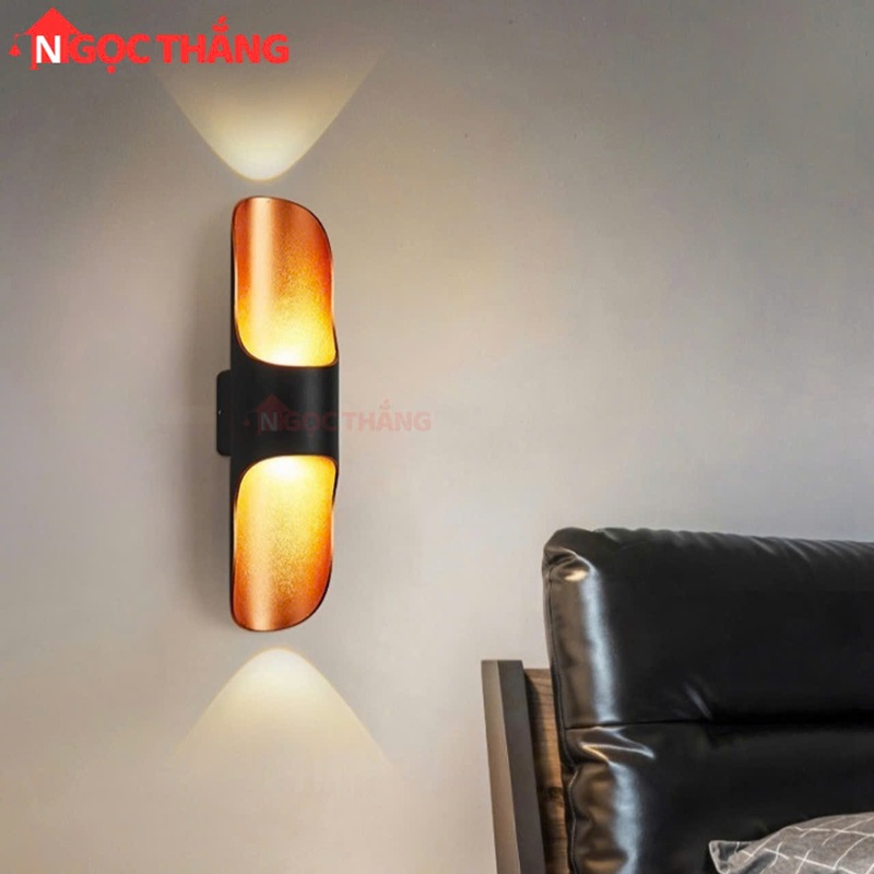 Đèn Led treo tường 37cm ngoài trời hắt tường cầu thang Led 10W 220V VNT672 Ngọc Thắng - Ảnh 6