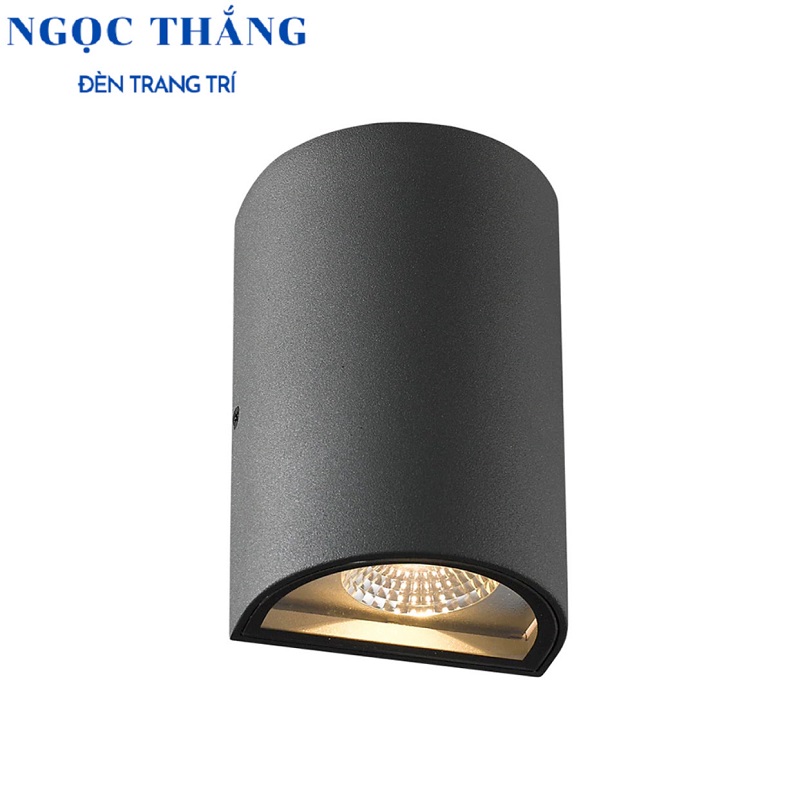 Đèn Led hắt tường treo tường trang trí ngoài trời bán trụ 2 đầu Led 10W VNT662 Ngọc Thắng - Hình ảnh 7