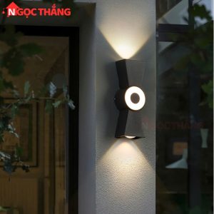 Đèn Led treo tường hắt tường trang trí ngoài trời trong nhà Led 12W 220V VNT6000 Ngọc Thắng