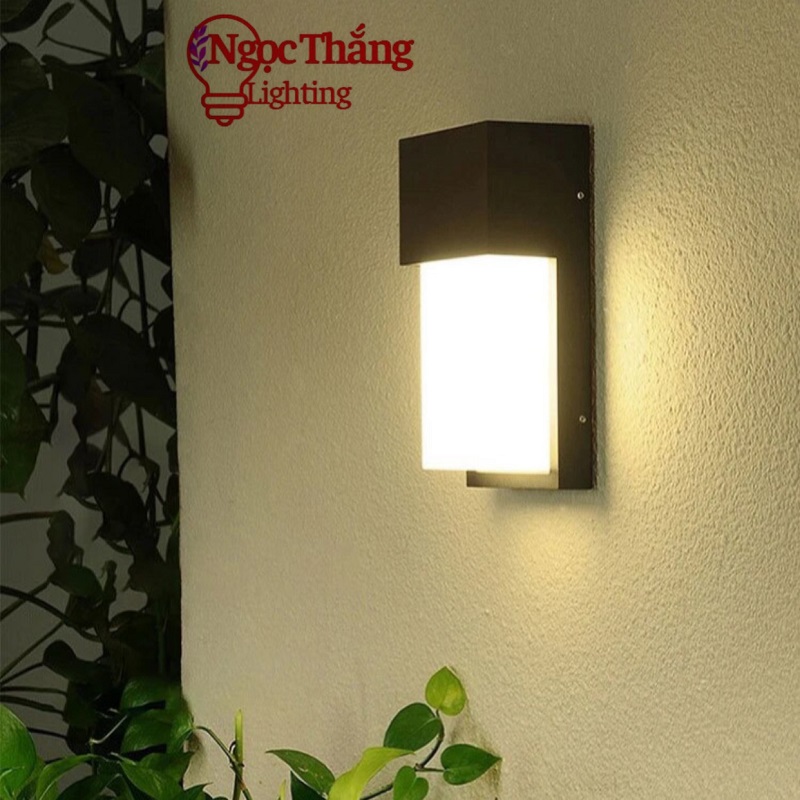 Đèn ốp tường hắt tường ngoài trời trang trí phòng ngủ phòng khách cầu thang Led 12W 220V VNT065 Ngọc Thắng