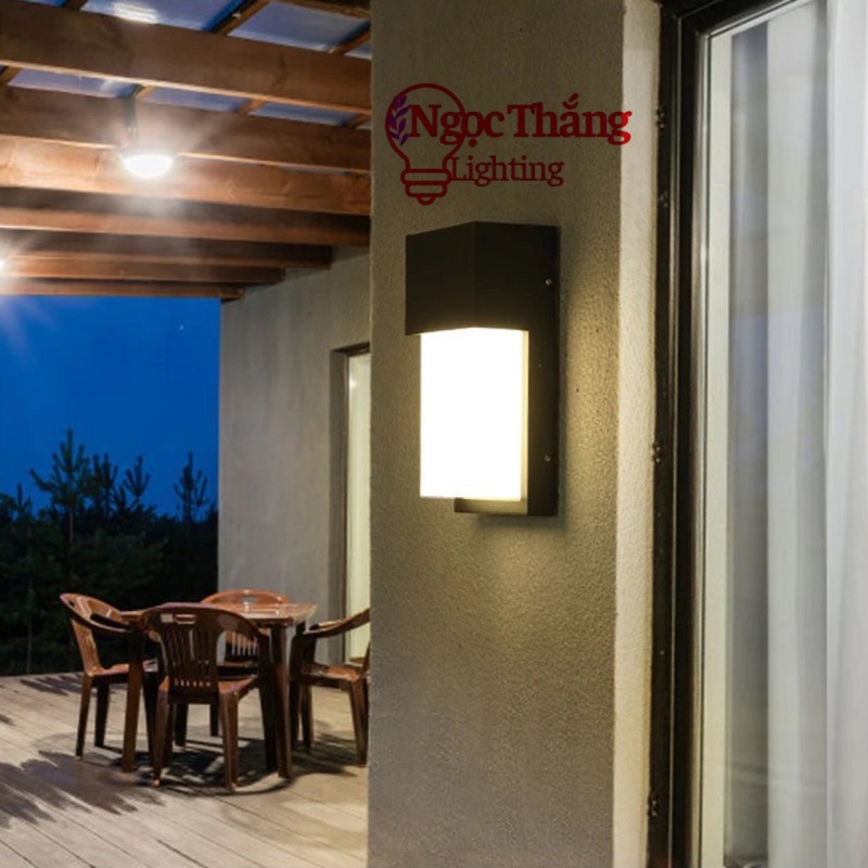 Đèn ốp tường hắt tường ngoài trời trang trí phòng ngủ phòng khách cầu thang Led 12W 220V VNT065 Ngọc Thắng - Image 6