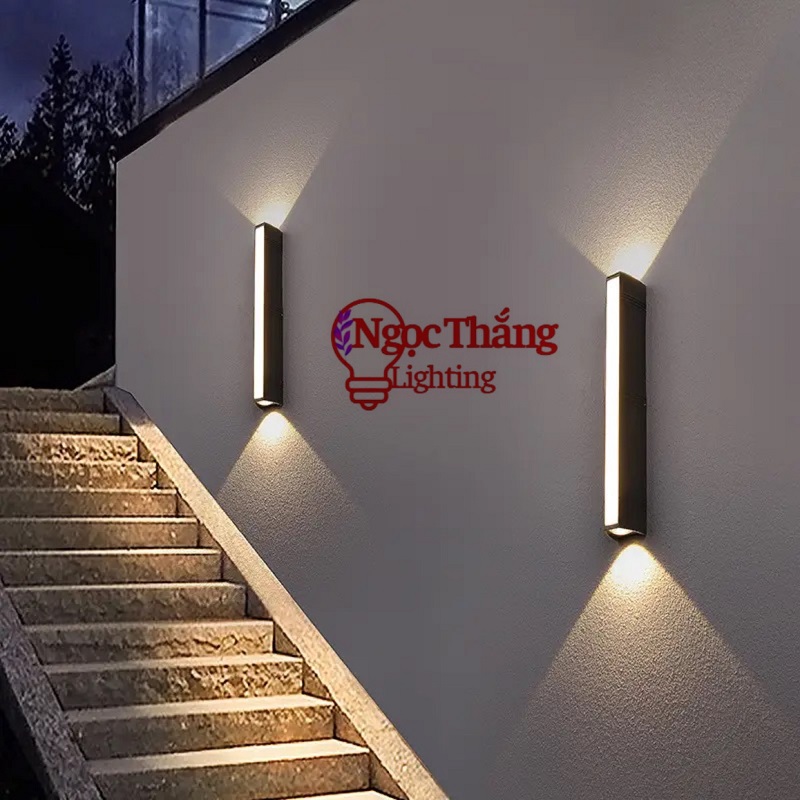 Đèn ốp tường hắt tường ngoài trời trang trí phòng ngủ phòng khách cầu thang Led 18W 220V VNT76 Ngọc Thắng - Image 10