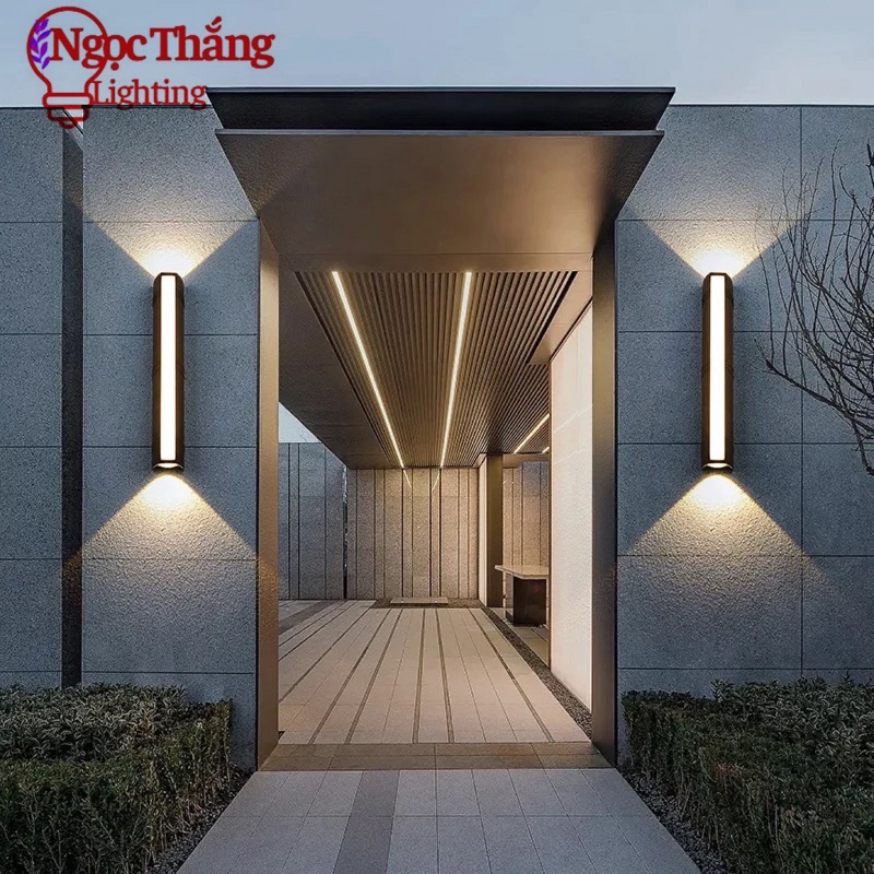 Đèn ốp tường hắt tường ngoài trời trang trí phòng ngủ phòng khách cầu thang Led 18W 220V VNT76 Ngọc Thắng - Image 9