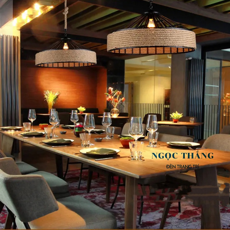 Đèn thả trần trang trí bàn ăn quán cà phê 220V TTK115 Ngọc Thắng (Tặng kèm bóng đèn Led Edison) - Hình ảnh 14