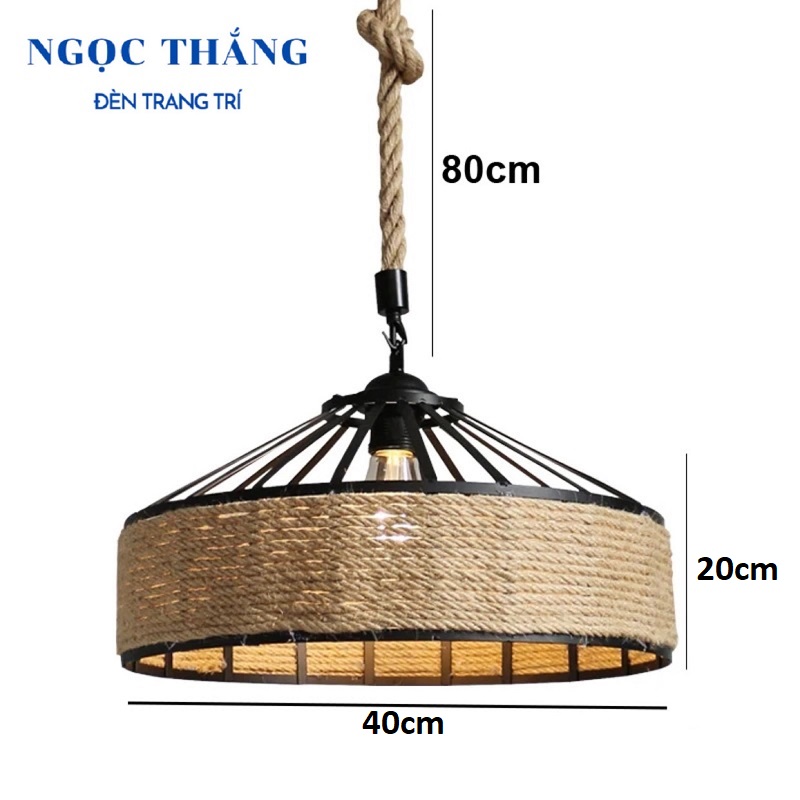 Đèn thả trần trang trí bàn ăn quán cà phê 220V TTK115 Ngọc Thắng (Tặng kèm bóng đèn Led Edison) - Hình ảnh 13