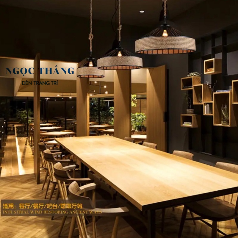 Đèn thả trần trang trí bàn ăn quán cà phê 220V TTK115 Ngọc Thắng (Tặng kèm bóng đèn Led Edison) - Hình ảnh 11