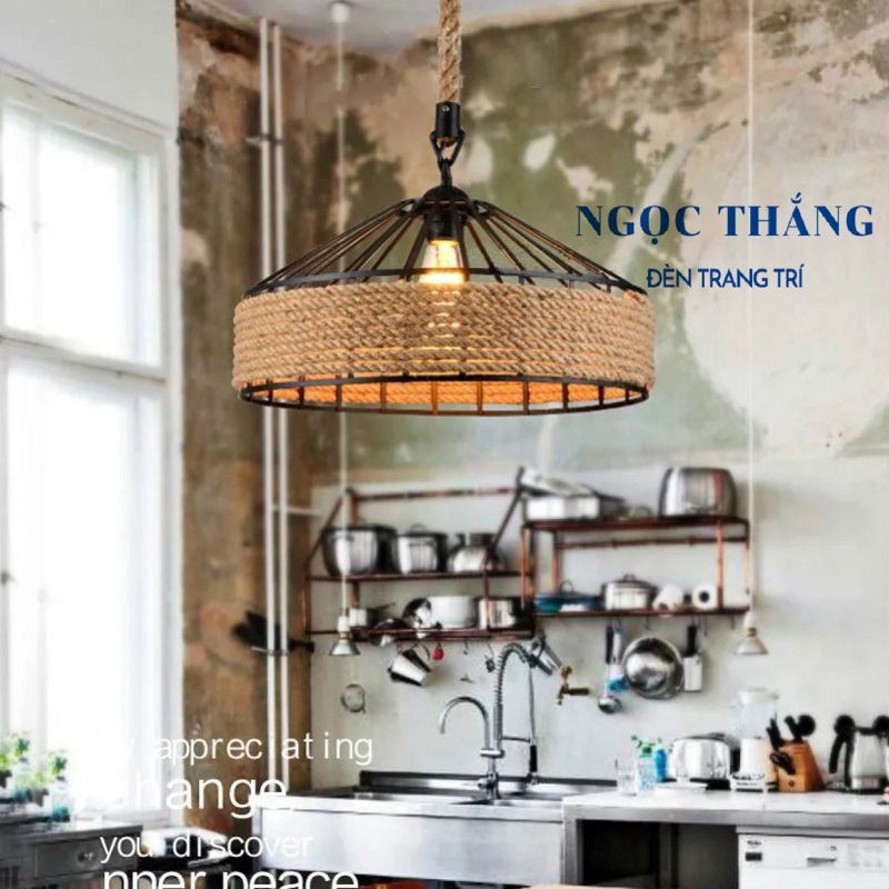 Đèn thả trần trang trí bàn ăn quán cà phê 220V TTK115 Ngọc Thắng (Tặng kèm bóng đèn Led Edison) - Hình ảnh 10