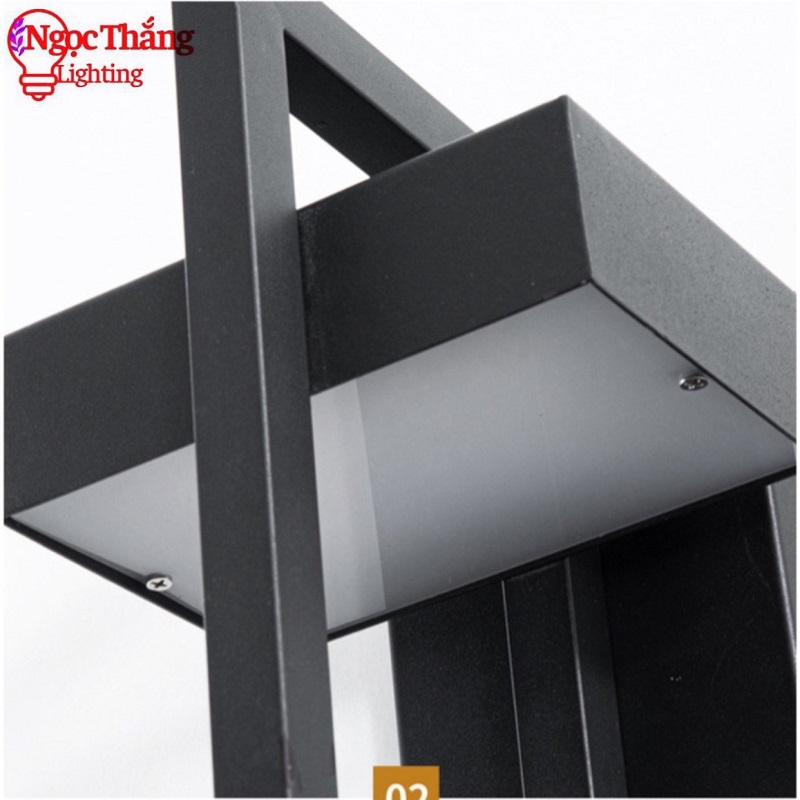 Đèn treo tường ngoài trời chống nước cao 42cm trang trí trong nhà Led 12W 220V VNT105 Ngọc Thắng - Image 12