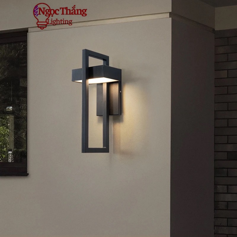 Đèn treo tường ngoài trời chống nước cao 42cm trang trí trong nhà Led 12W 220V VNT105 Ngọc Thắng - Image 8