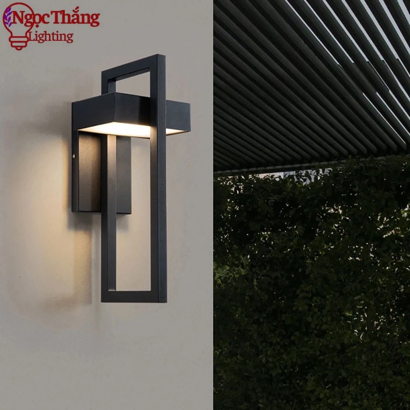 Đèn treo tường ngoài trời chống nước cao 42cm trang trí trong nhà Led 12W 220V VNT105 Ngọc Thắng - Image 5