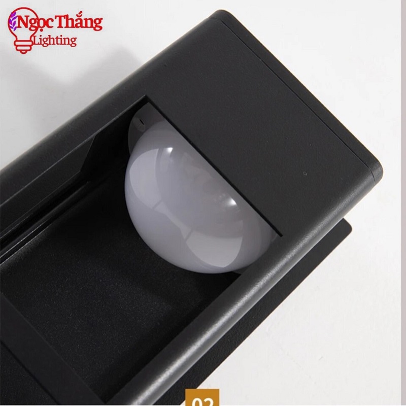 Đèn ốp tường gắn tường cao 50cm treo tường ngoài trời trang trí trong nhà Led 12W 220V VNT108 Ngọc Thắng - Hình ảnh 8