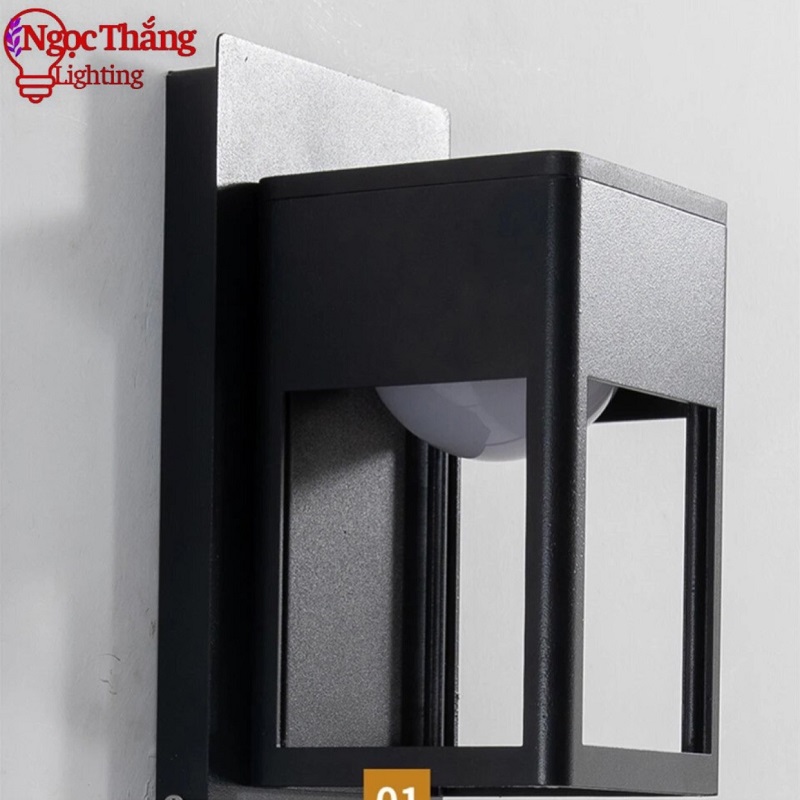 Đèn ốp tường gắn tường cao 50cm treo tường ngoài trời trang trí trong nhà Led 12W 220V VNT108 Ngọc Thắng - Hình ảnh 7