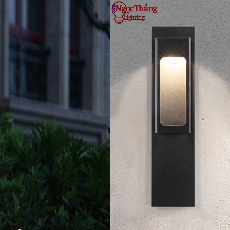 Đèn ốp tường gắn tường cao 50cm treo tường ngoài trời trang trí trong nhà Led 12W 220V VNT108 Ngọc Thắng - Hình ảnh 6