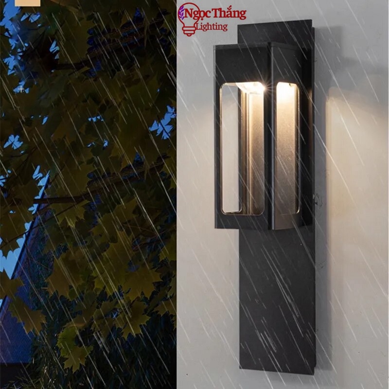 Đèn ốp tường gắn tường cao 50cm treo tường ngoài trời trang trí trong nhà Led 12W 220V VNT108 Ngọc Thắng