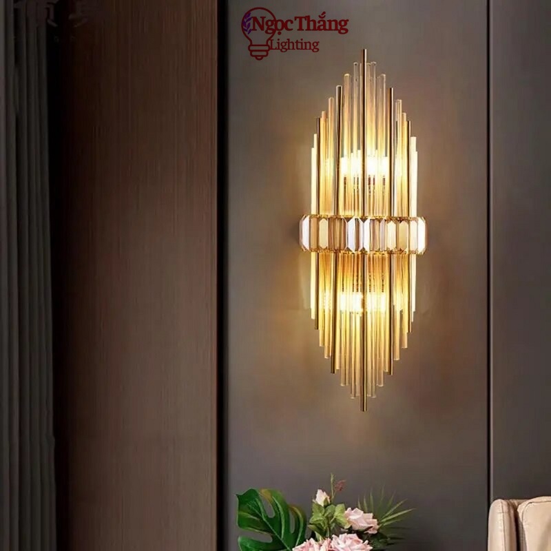 Đèn treo tường ốp tường trang trí phòng khách phòng ngủ Bảo Hành 24 Tháng 8W GT453 Ngọc Thắng