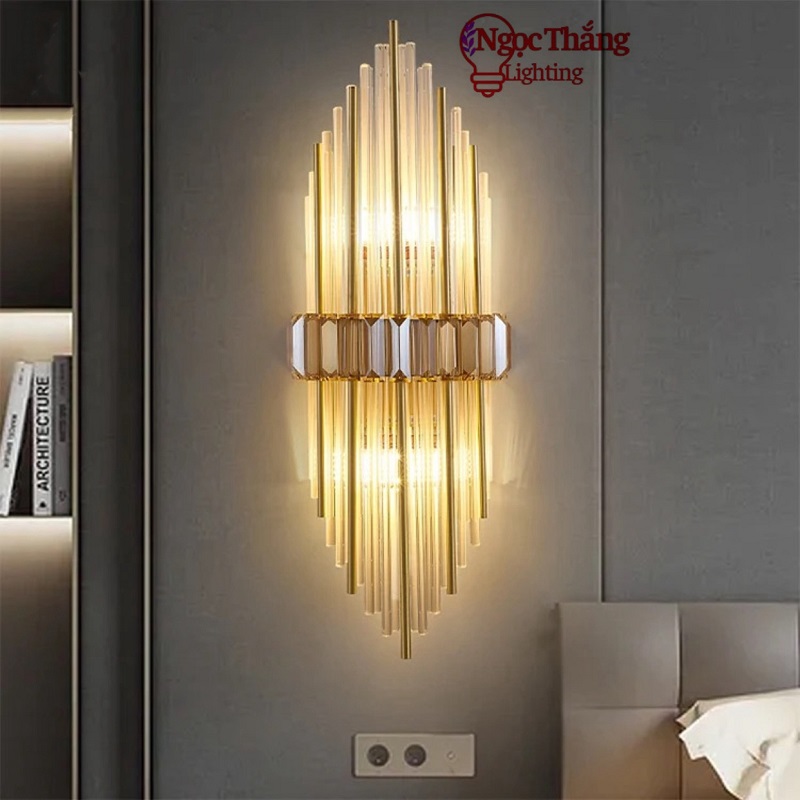 Đèn treo tường ốp tường trang trí phòng khách phòng ngủ Bảo Hành 24 Tháng 8W GT453 Ngọc Thắng - Image 2