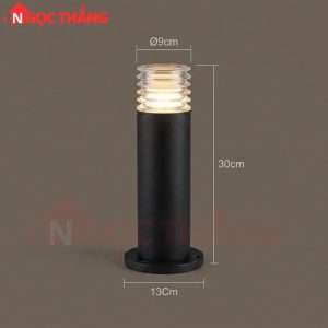 Đèn trụ sân vườn ngoài trời chống nước cao 30Cm Led 5W 220V SV1912A Ngọc Thắng - Ảnh 4