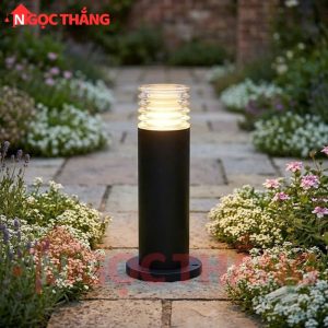 Đèn trụ sân vườn ngoài trời chống nước cao 30Cm Led 5W 220V SV1912A Ngọc Thắng