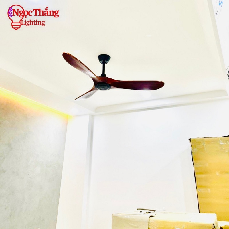 Quạt Trần 3 Cánh Gỗ Trang Trí Sảnh Phòng Khách Cao Cấp VF43 Ngọc Thắng (Kèm remote điều khiển từ xa) - Image 4