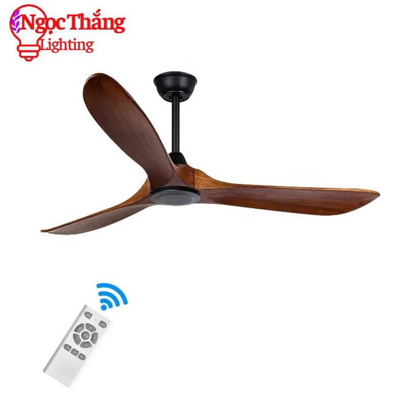 Quạt Trần 3 Cánh Gỗ Trang Trí Sảnh Phòng Khách Cao Cấp VF43 Ngọc Thắng (Kèm remote điều khiển từ xa) - Image 7