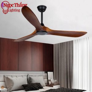 Quạt Trần 3 Cánh Gỗ Trang Trí Sảnh Phòng Khách Cao Cấp VF43 Ngọc Thắng (Kèm remote điều khiển từ xa)