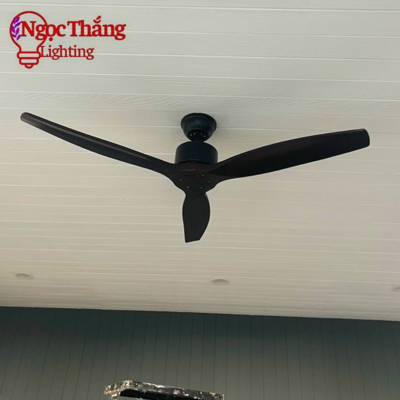 Quạt Trần 3 Cánh Gỗ Trang Trí Sảnh Phòng Khách Cao Cấp VF90 Ngọc Thắng (Kèm remote điều khiển từ xa) - Image 7