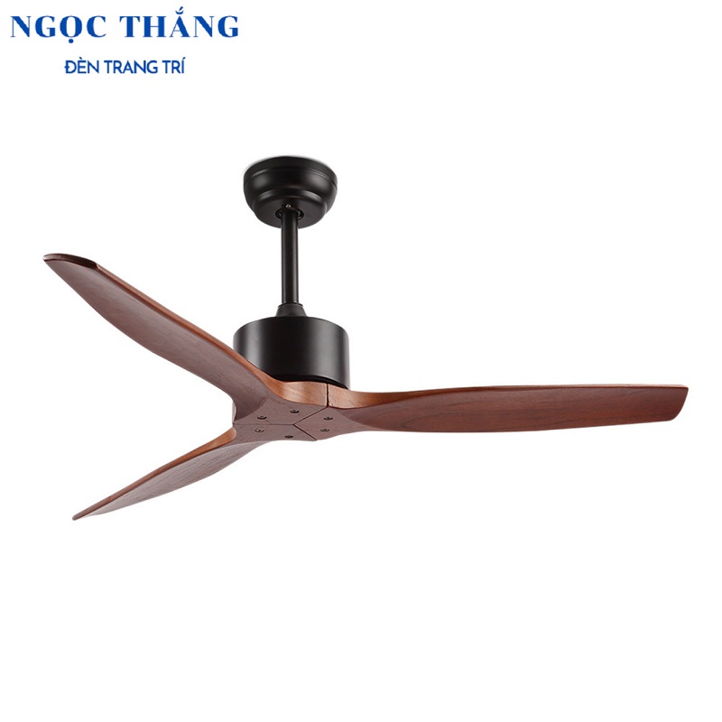 Quạt Trần 3 Cánh Gỗ Trang Trí Sảnh Phòng Khách Cao Cấp VF91 Ngọc Thắng (Kèm remote điều khiển từ xa) - Image 2