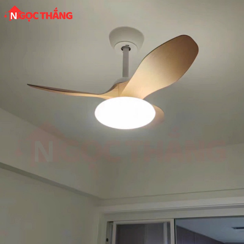 Quạt Trần 3 Cánh Nhựa Đèn Led 3 Màu Trang Trí Phòng Ngủ Phòng Bếp 20W VF424 Ngọc Thắng - Image 10