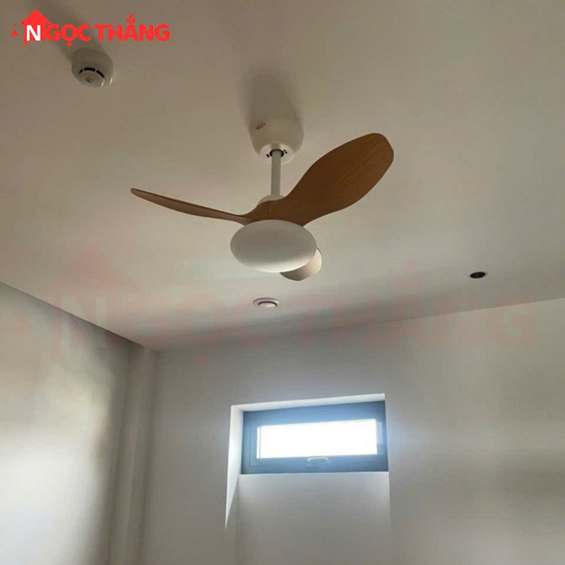 Quạt Trần 3 Cánh Nhựa Đèn Led 3 Màu Trang Trí Phòng Ngủ Phòng Bếp 20W VF424 Ngọc Thắng - Image 9