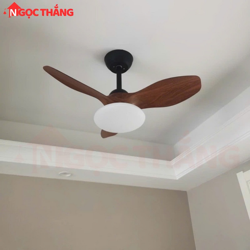 Quạt Trần 3 Cánh Nhựa Đèn Led 3 Màu Trang Trí Phòng Ngủ Phòng Bếp 20W VF424 Ngọc Thắng - Image 5