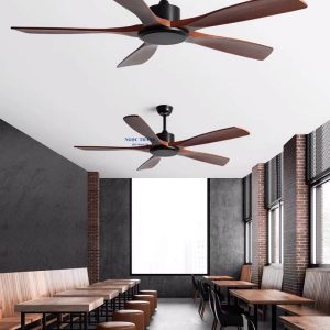 Quạt Trần 5 Cánh Gỗ Trang Trí Sảnh Phòng Khách Cao Cấp Bảo Hành 5 Năm VF76 Ngọc Thắng Kèm Remote