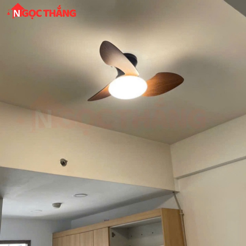 Quạt Trần 3 Cánh Nhựa Đèn Led 3 Chế Độ Màu Trang Trí Phòng Ngủ Phòng Bếp VF904 Ngọc Thắng - Image 11