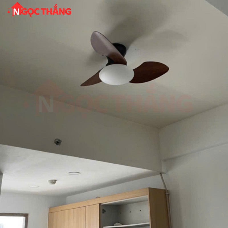 Quạt Trần 3 Cánh Nhựa Đèn Led 3 Chế Độ Màu Trang Trí Phòng Ngủ Phòng Bếp VF904 Ngọc Thắng - Image 9