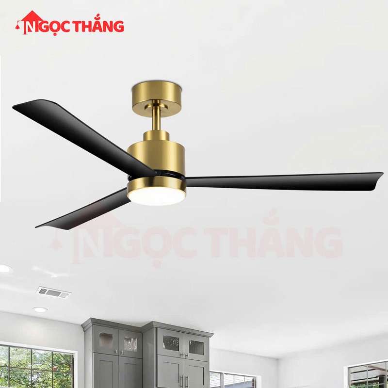 Quạt Trần Đèn 3 Cánh 132cm Trang Trí Sảnh Phòng Khách Phòng Ngủ Cao Cấp VF431 Ngọc Thắng - Image 10
