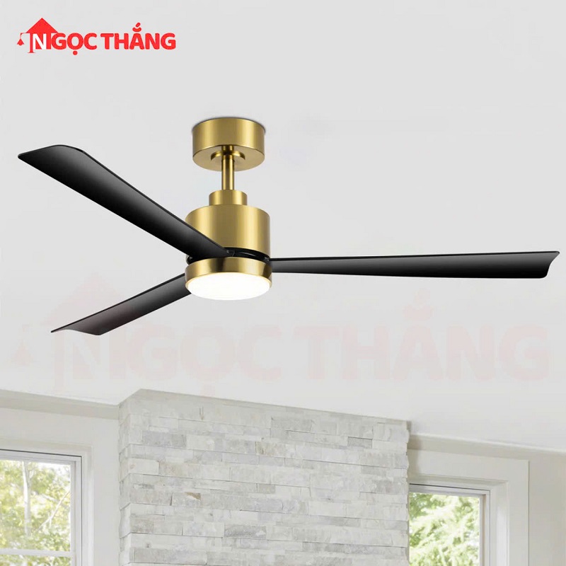 Quạt Trần Đèn 3 Cánh 132cm Trang Trí Sảnh Phòng Khách Phòng Ngủ Cao Cấp VF431 Ngọc Thắng - Image 9
