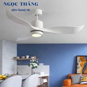 Quạt Trần Đèn Led 3 Cánh Trang Trí Sảnh Phòng Khách Cao Cấp VF04-21 Ngọc Thắng (Kèm remote điều khiển từ xa)