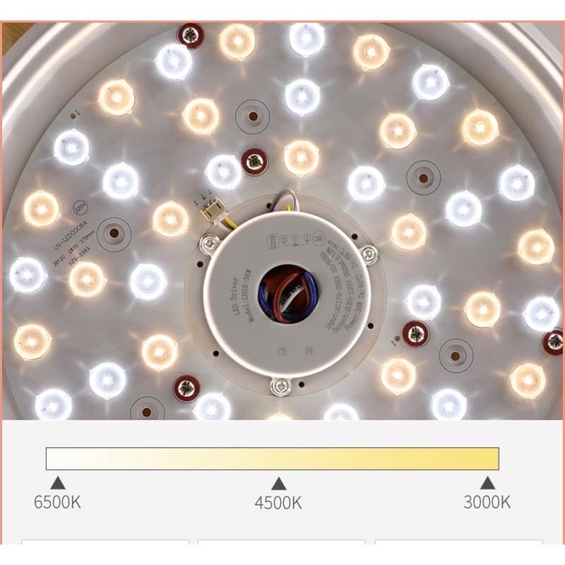 Quạt Trần Đèn Led 5 Cánh Gỗ Phòng Khách Phòng Ngủ Cao Cấp QT1870 Ngọc Thắng (Tặng kèm remote điều khiển từ xa) - Image 6