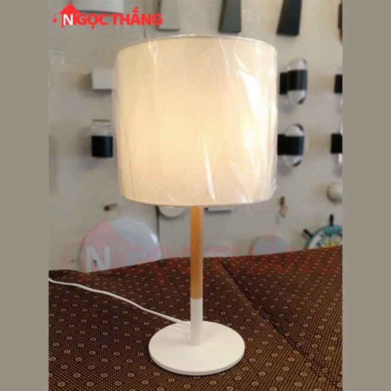 Đèn bàn Ø28cm x H40cm trang trí phòng ngủ DB597 Ngọc Thắng (Tặng bóng Led 4W ánh sáng vàng) - Image 3