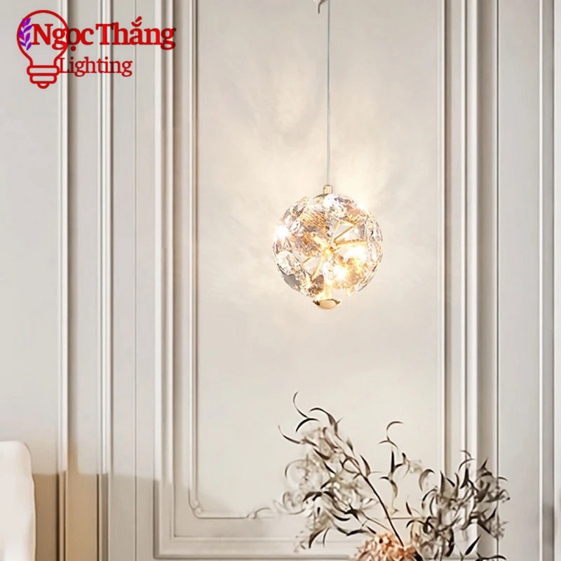 Đèn thả trần pha lê trang trí phòng ngủ phòng khách bàn ăn T2228/1 Ngọc Thắng - Image 10