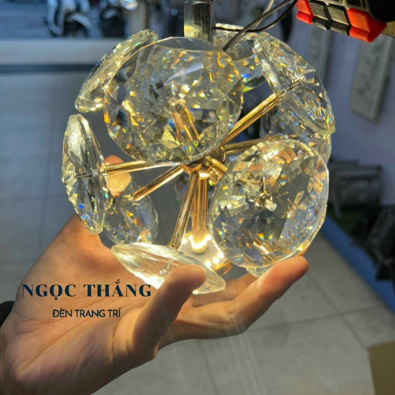Đèn thả trần pha lê trang trí phòng ngủ phòng khách bàn ăn T2228/1 Ngọc Thắng - Image 18