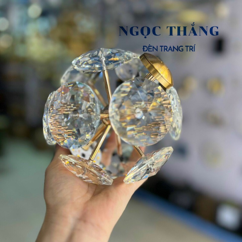 Đèn thả trần pha lê trang trí phòng ngủ phòng khách bàn ăn T2228/1 Ngọc Thắng - Image 15