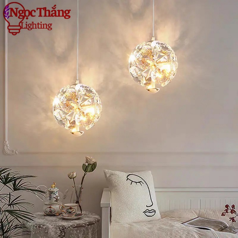 Đèn thả trần pha lê trang trí phòng ngủ phòng khách bàn ăn T2228/1 Ngọc Thắng - Image 12
