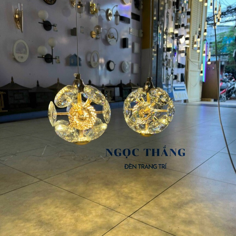 Đèn thả trần pha lê trang trí phòng ngủ phòng khách bàn ăn T2228/1 Ngọc Thắng - Image 2