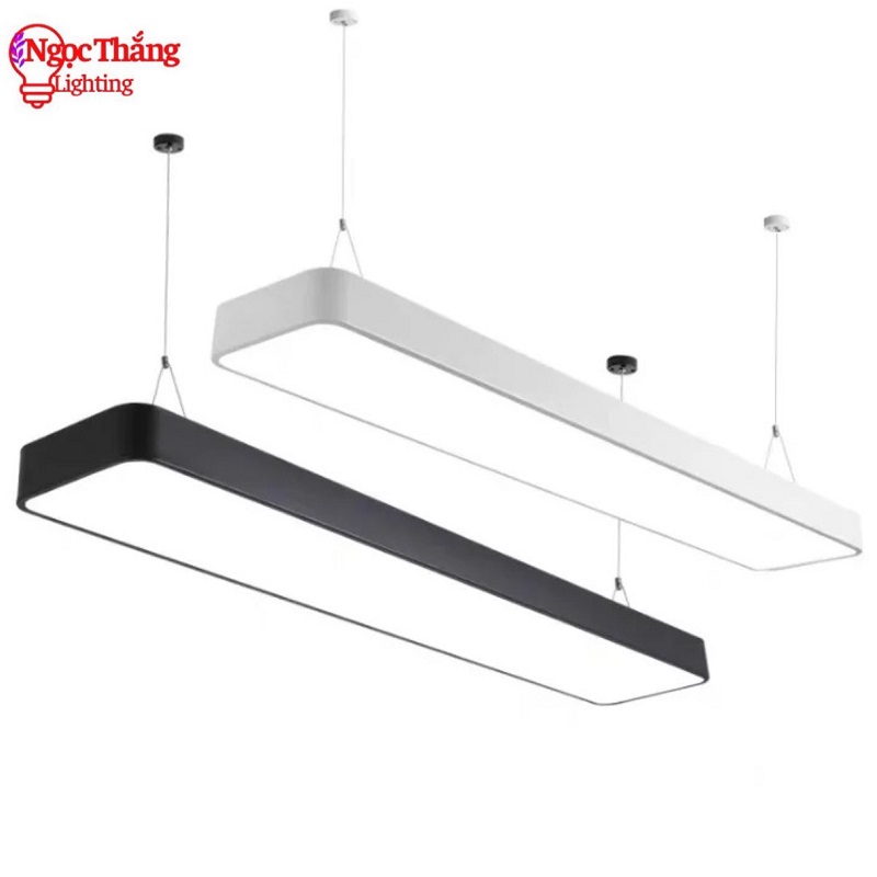 Đèn thả trần văn phòng 1m2 đủ kích thước Led 3 màu 50W Bảo hành 24 Tháng THCN218 Ngọc Thắng