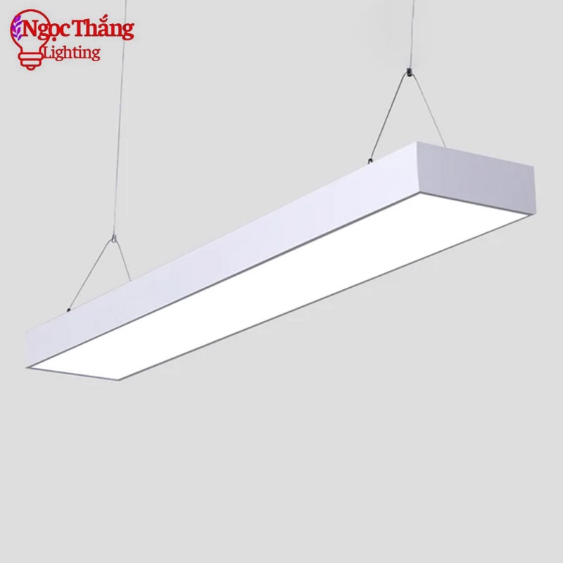 Đèn thả trần văn phòng 120cm x 20cm - Đèn thả hộp chữ nhật siêu sáng 70W 220V MS218 Ngọc Thắng - Image 10