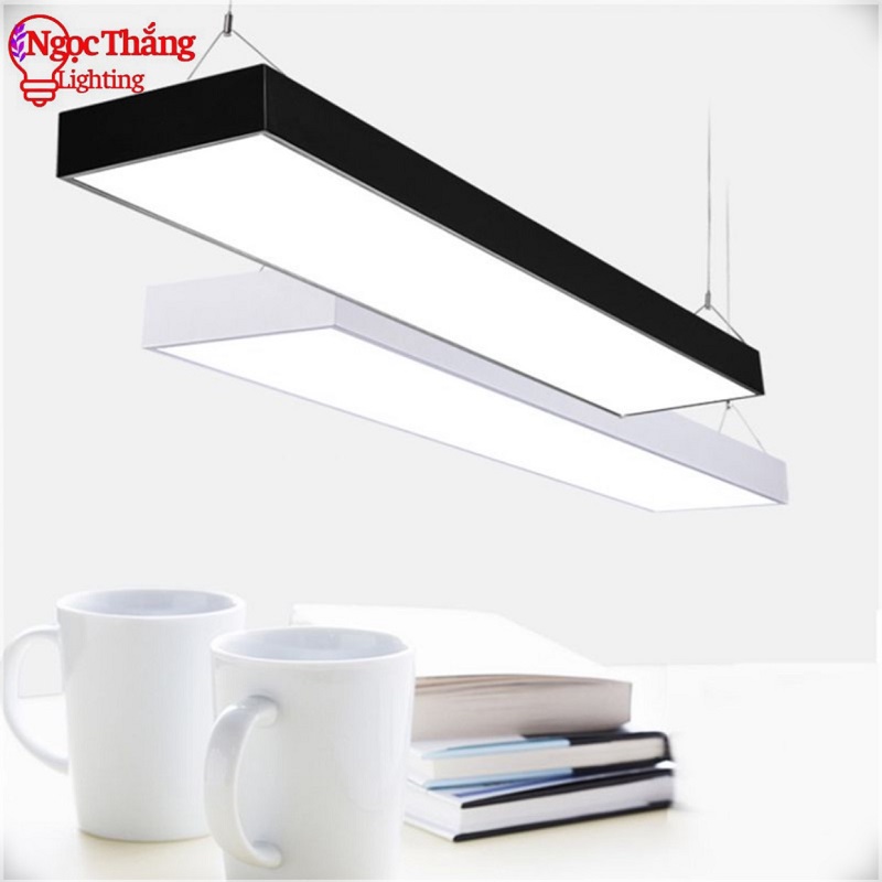 Đèn thả trần văn phòng 120cm x 20cm - Đèn thả hộp chữ nhật siêu sáng 70W 220V MS218 Ngọc Thắng - Image 9