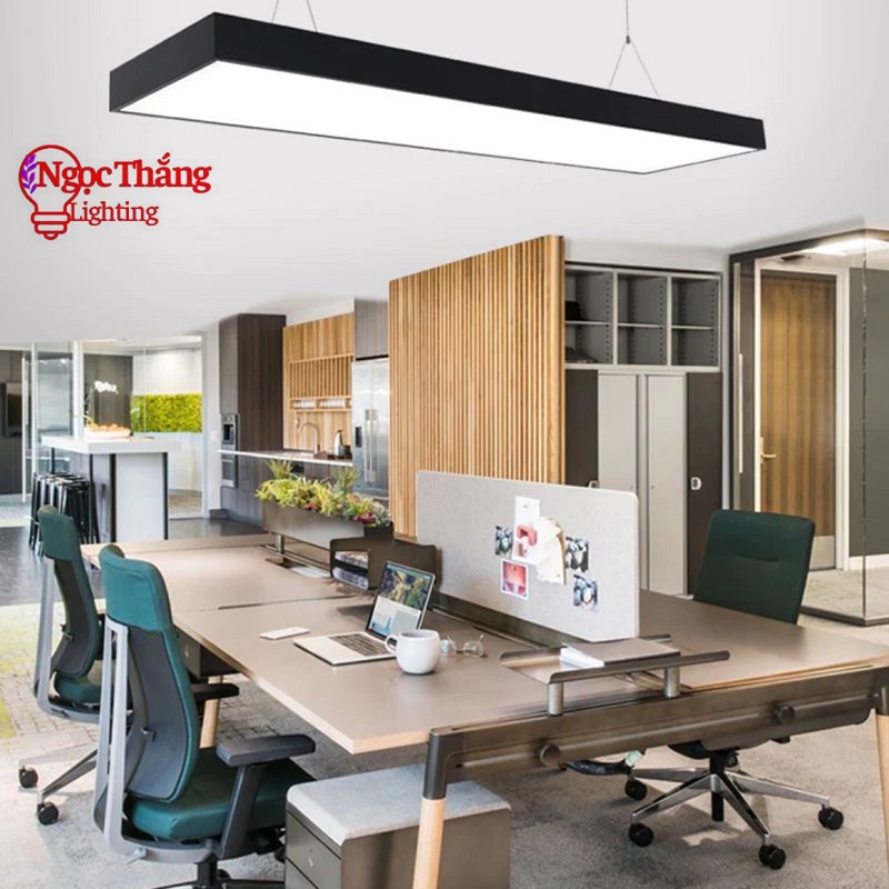 Đèn thả trần văn phòng 120cm x 20cm - Đèn thả hộp chữ nhật siêu sáng 70W 220V MS218 Ngọc Thắng - Image 5