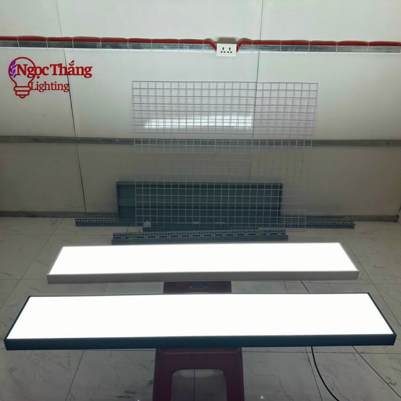 Đèn thả trần văn phòng 120cm x 20cm - Đèn thả hộp chữ nhật siêu sáng 70W 220V MS218 Ngọc Thắng - Image 3